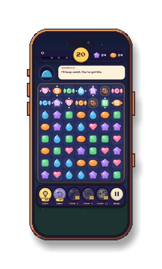 Power-ups in play